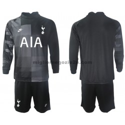 Maglia Tottenham Hotspur Portiere Bambino Trasferta Divisa 2021-2022 Manica Lunga