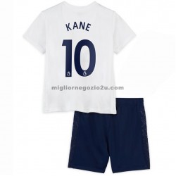 Maglia Tottenham Hotspur Harry Kane 10 Bambino Casa Divisa 2021-2022 Manica Corta