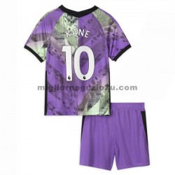 Maglia Tottenham Hotspur Harry Kane 10 Bambino Terza Divisa 2021-2022 Manica Corta