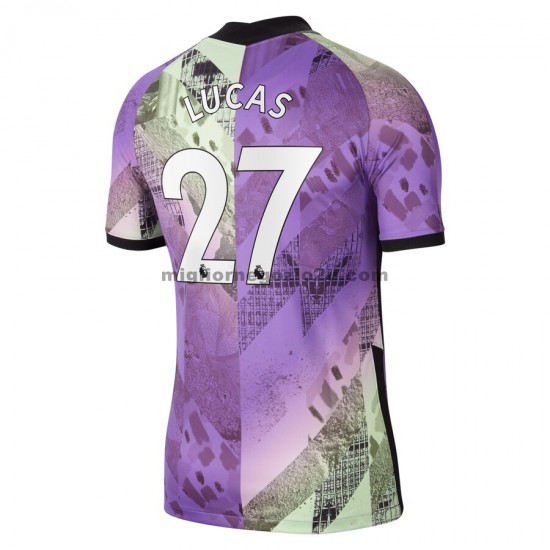 Maglia Tottenham Hotspur Lucas Moura 27 Terza Divisa 2021-2022 Manica Corta