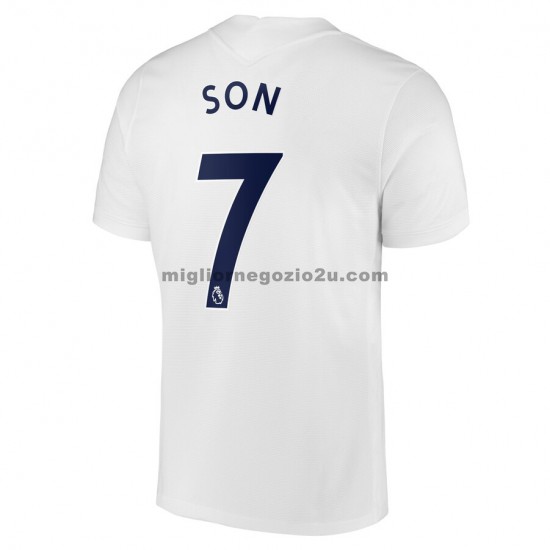 Maglia Tottenham Hotspur Son Heung-min 7 Casa Divisa 2021-2022 Manica Corta