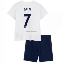 Maglia Tottenham Hotspur Son Heung-min 7 Bambino Casa Divisa 2021-2022 Manica Corta