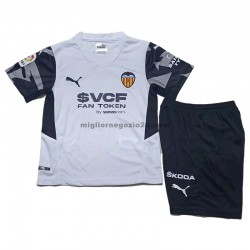 Maglia Valencia CF Bambino Casa Divisa 2021-2022 Manica Corta