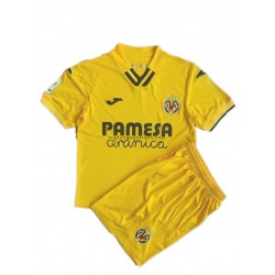 Maglia Villarreal CF Bambino Casa Divisa 2021-2022 Manica Corta