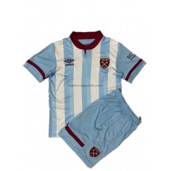 Maglia West Ham United Bambino Trasferta Divisa 2021-2022 Manica Corta