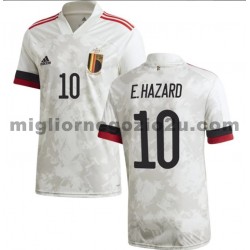 Maglia Belgio E.Hazard 10 Trasferta Divisa Euro 2020 Manica Corta