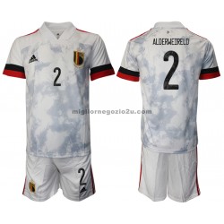 Maglia Belgio Toby Alderweireld 32 Bambino Trasferta Divisa Euro 2020 Manica Corta