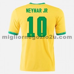 Maglia Brasile Neymar JR 10 Casa Divisa 2020-2021 Manica Corta