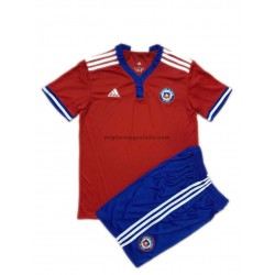 Maglia Cile Bambino Casa Divisa 2021 Manica Corta