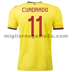 Maglia Colombia Cuadrado 11 Casa Divisa 2020-2021 Manica Corta