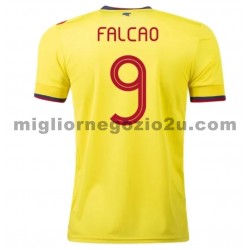 Maglia Colombia Falcao 9 Casa Divisa 2020-2021 Manica Corta