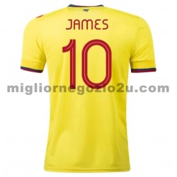 Maglia Colombia James 10 Casa Divisa 2020-2021 Manica Corta