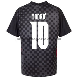 Maglia Croazia Luka Modrić 10 Trasferta Divisa Euro 2020 Manica Corta