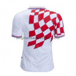 Maglia Croazia Retro Casa Divisa 1998 Manica Corta