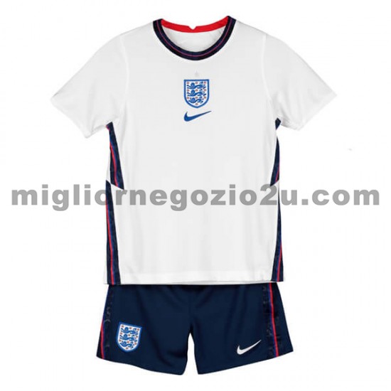 Maglia Inghilterra Bambino Casa Divisa 2020-2021 Manica Corta