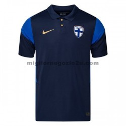 Maglia Finlandia Trasferta Divisa Euro 2020 Manica Corta