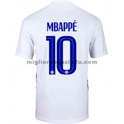 Maglia Francia Kylian Mbappé 10 Trasferta Divisa Euro 2020 Manica Corta