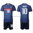 Maglia Francia Kylian Mbappé 10 Bambino Casa Divisa Euro 2020 Manica Corta