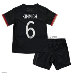 Maglia Germania Joshua Kimmich 6 Bambino Trasferta Divisa Euro 2020 Manica Corta