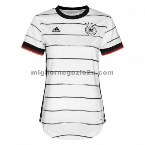 Maglia Germania Donna Casa Divisa Euro 2020 Manica Corta