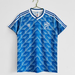 Maglia Paesi Bassi Retro Trasferta Divisa 1988 Manica Corta