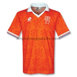 Maglia Paesi Bassi Retro Casa Divisa 1996 Manica Corta