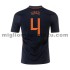 Maglia Paesi Bassi VIRGIL 4 Trasferta Divisa Euro 2020 Manica Corta