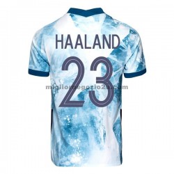 Maglia Norvegia Erling Haaland 23 Trasferta Divisa 2020-2021 Manica Corta