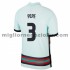 Maglia Portogallo Pepe 3 Trasferta Divisa Euro 2020 Manica Corta
