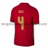 Maglia Portogallo Ruben Dias 4 Casa Divisa Euro 2020 Manica Corta