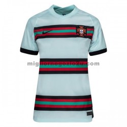 Maglia Portogallo Donna Trasferta Divisa Euro 2020 Manica Corta