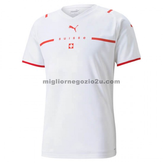 Maglia Svizzera Trasferta Divisa 2021-2022 Manica Corta