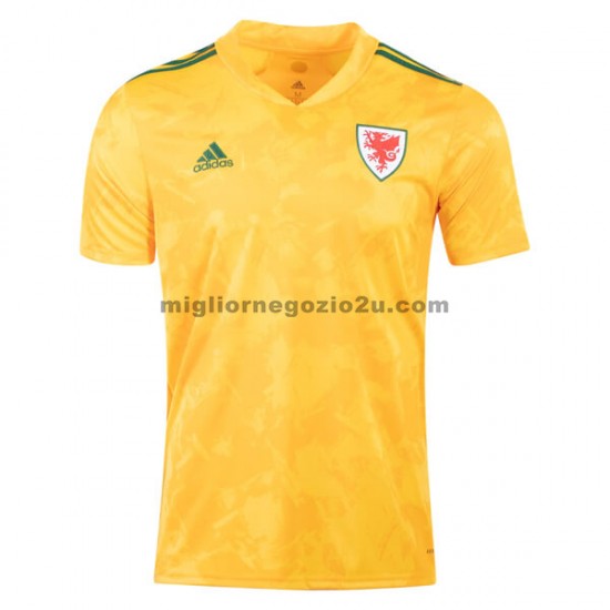 Maglia Galles Trasferta Divisa Euro 2020 Manica Corta
