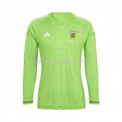 Maglia Argentina Portiere Uomo Casa Divisa Mondiali 2022 Manica Lunga