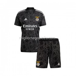 Maglia Benfica Portiere Bambino Trasferta Divisa 2022-2023 Manica Corta