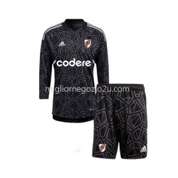 Maglia CA River Plate Portiere Bambino Casa Divisa 2023 Manica Lunga