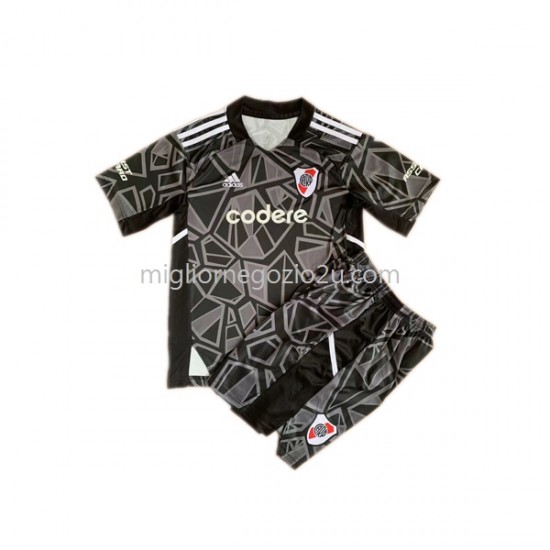 Maglia CA River Plate Portiere Bambino Casa Divisa 2023 Manica Corta