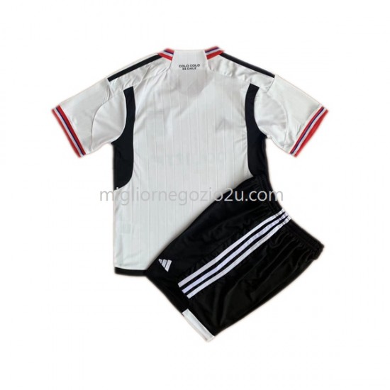 Maglia Colo-Colo Bambino Casa Divisa 2023 Manica Corta