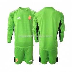 Maglia Ungheria Portiere Bambino Casa Divisa 2022 Manica Lunga