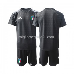 Maglia Italia Portiere Bambino Trasferta Divisa 2023 Manica Corta