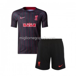 Maglia Liverpool x LeBron James Bambino Casa Divisa 2022-2023 Manica Corta