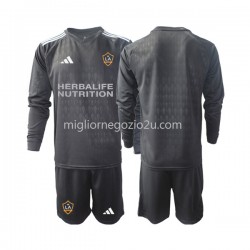 Maglia Los Angeles Galaxy Portiere Bambino Casa Divisa 2023 Manica Lunga