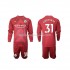 Maglia Manchester City Ederson M 31 Portiere Bambino Casa Divisa 2022-2023 Manica Lunga