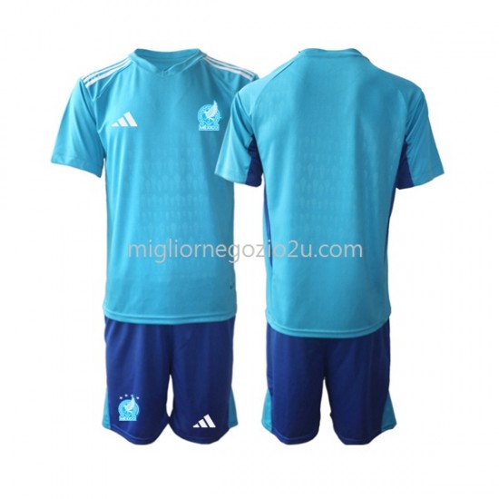 Maglia Messico Portiere Bambino Trasferta Divisa 2022 Manica Corta
