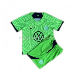 Maglia VfL Wolfsburg Bambino Casa Divisa 2022-2023 Manica Corta