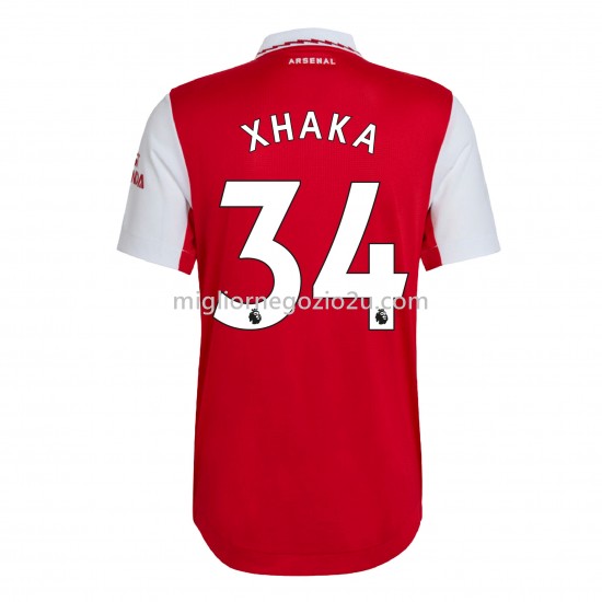 Maglia Arsenal Xhaka 34 Casa Divisa 2022-2023 Manica Corta