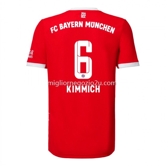 Maglia Bayern München Kimmich 6 Casa Divisa 2022-2023 Manica Corta