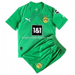 Maglia Borussia Dortmund Bambino Trasferta Divisa 2022-2023 Manica Corta