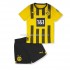 Maglia Borussia Dortmund Bambino Casa Divisa 2022-2023 Manica Corta