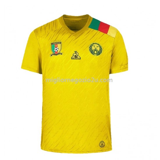 Maglia Camerun Udebane Trasferta Divisa Mondiali 2022 Manica Corta